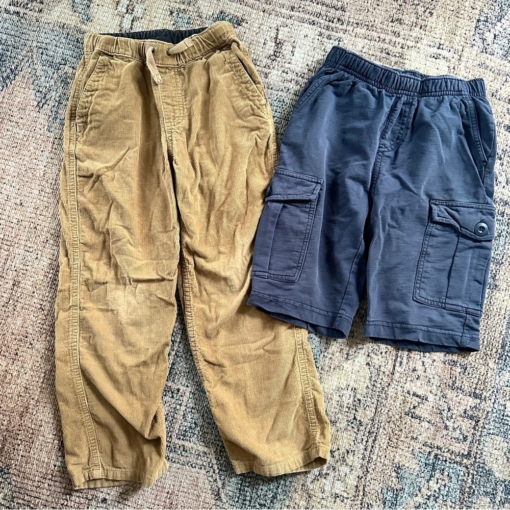 Boys Hanna Andersson & Tea Collection BUNDLE Pants sz 7